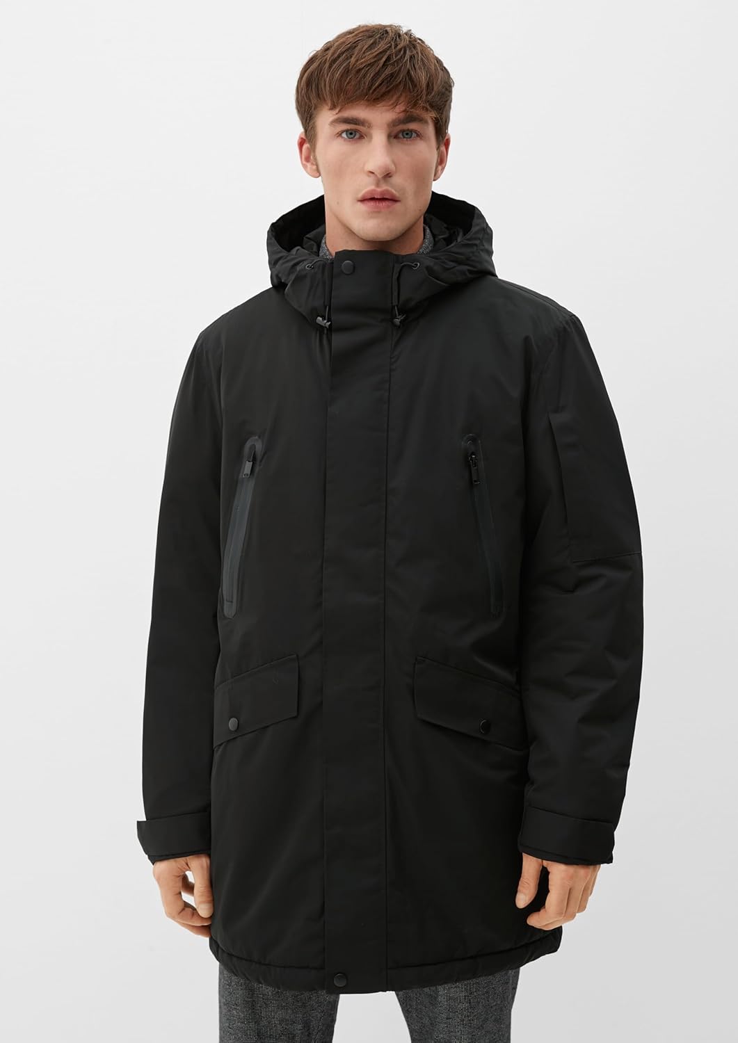 s.Oliver Herren Steppjacke S Schwarz, S Schwarz