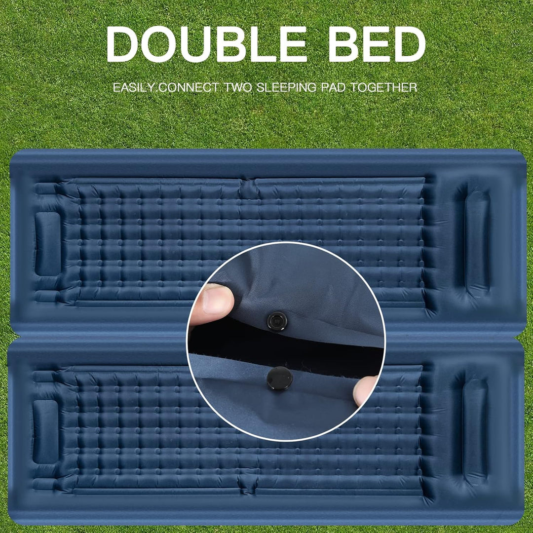 Isomatte für Camping, extra dick 12,7 cm, mit integrierter Fusspumpe Super King, Super King