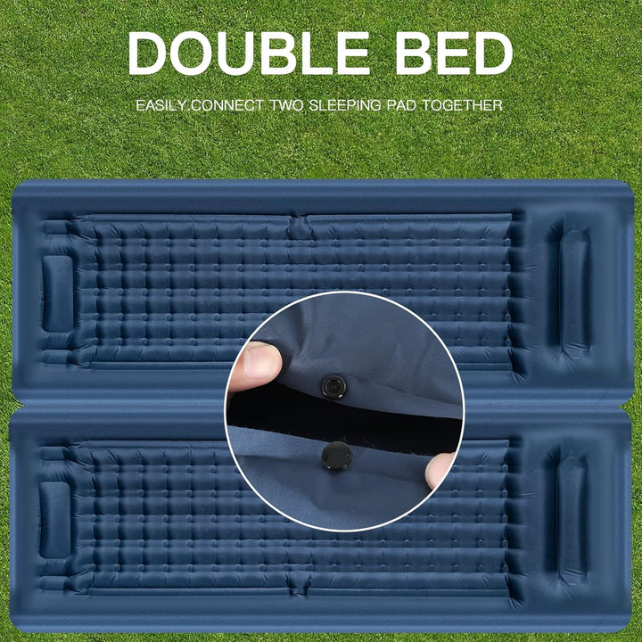 Isomatte für Camping, extra dick 12,7 cm, mit integrierter Fusspumpe Super King, Super King