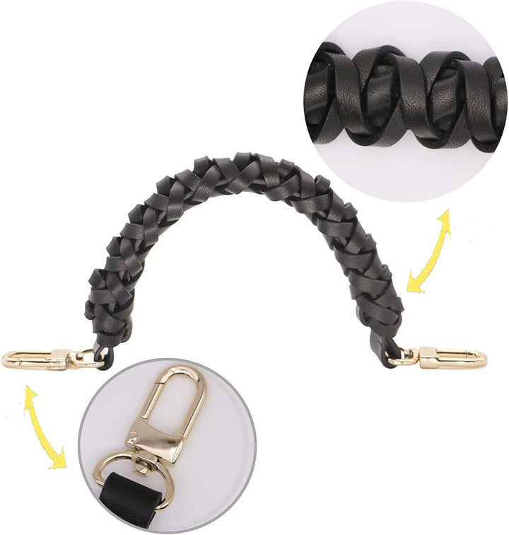 Top Handle Neonoe Strap Geflochtener Echtleder-Griff 31cm,Geflochtener Griff für Beaubourg Hobo,Astr