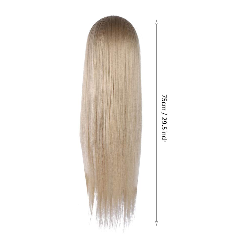 Perückenkopf mit Realistischer Haarstyling-Übungspuppe für das Friseurtraining, Geeignet für Anfänge