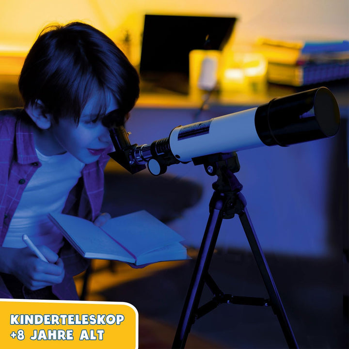Big Minds - Teleskop Kinder mit Lern-APP| Fernrohr Kinder | Kinder Telescope Astronomy und Terrestri