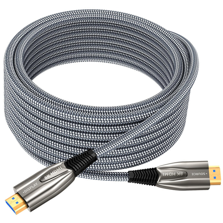 8K HDMI 2.1 Kabel 50M 48Gbps Ultra High Speed HDMIGlasfaser Kabel 4K 240Hz 165Hz 120Hz 8K 60Hz eARC