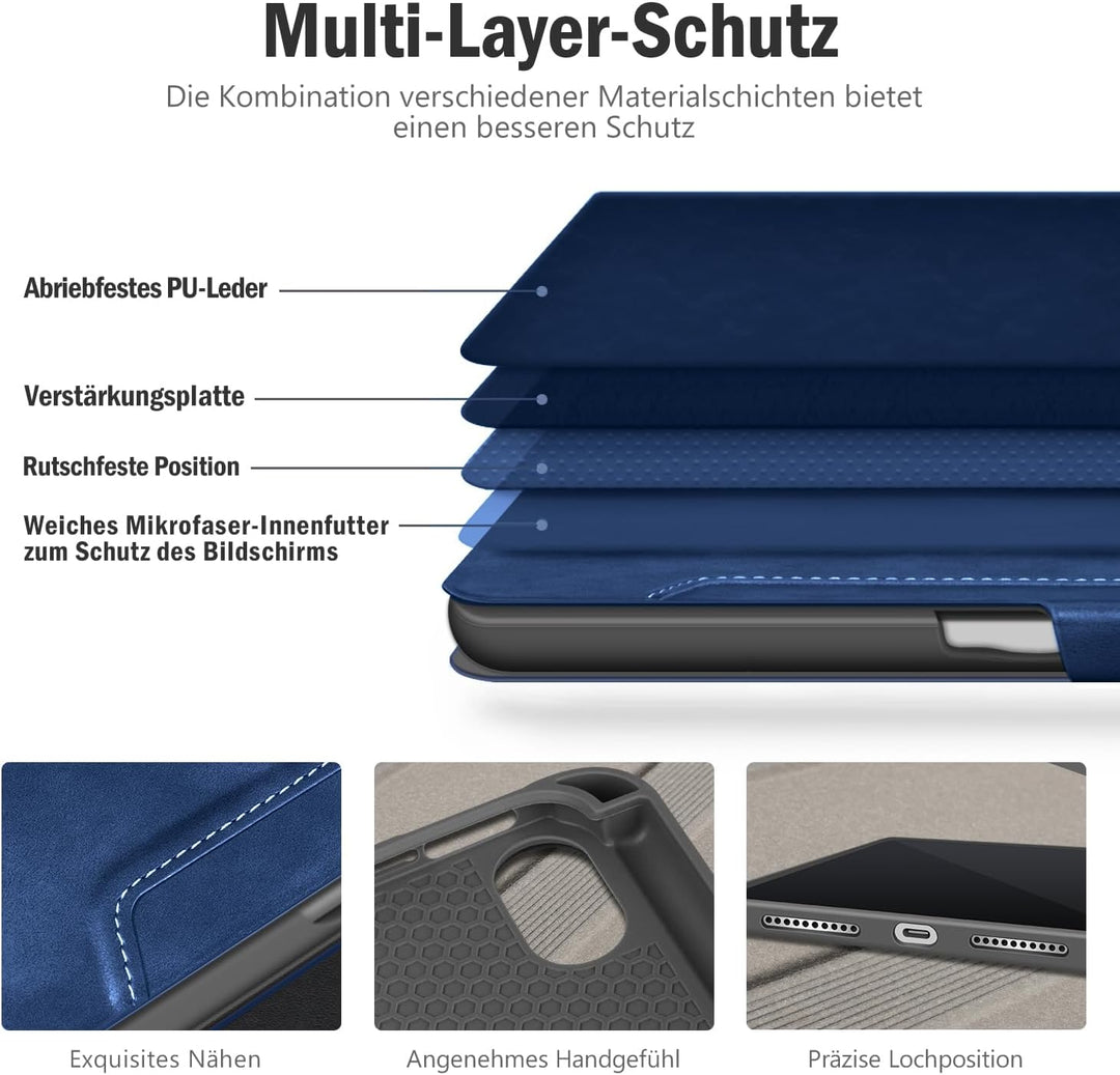 Antbox Hülle für iPad Mini 6. Gen 2021 8.3 Zoll mit tstifthalter Apple Pencil Halter Auto Schlaf/Wac