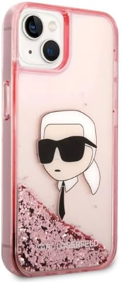 KARL LAGERFELD KLHCP14MLNKHCP Hülle für iPhone 14 Plus 6,7" rosa hardcase Glitte
