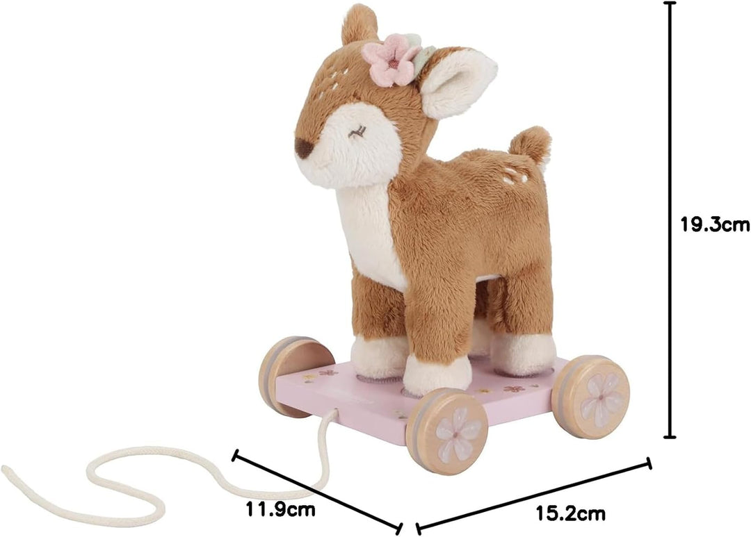 Little Dutch Nachziehtier mit abnehmbaren Stofftier REH - Fairy Garden