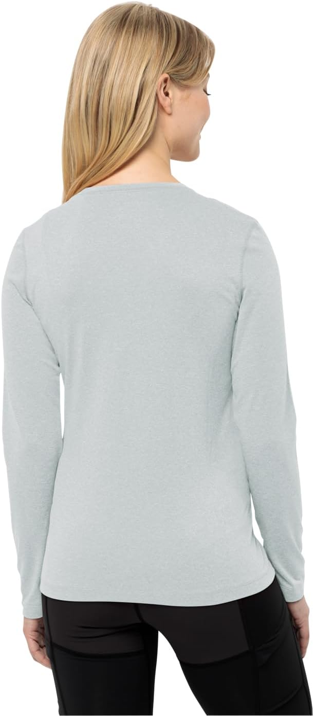 Jack Wolfskin Damen Sky Thermal L/S W Wander-Shirt XS Cool Grey, XS Cool Grey