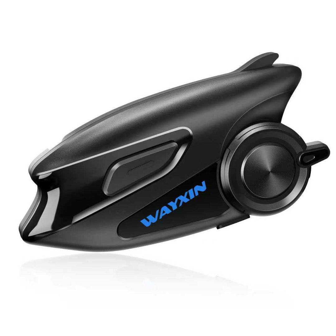 WAYXIN X6S Motorrad Intercom,integriertem Mesh Intercom System, Dual-Chip für Audio-Multitasking Kop