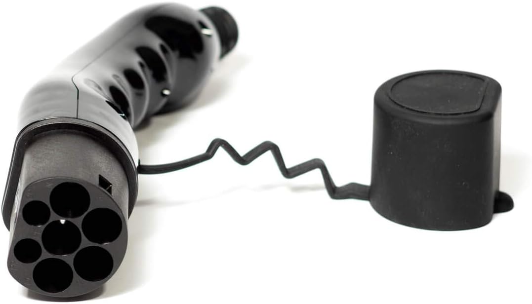 Ladekabel für Elektroauto Typ2-Typ2 16A 3-phasig 11kW Mode 3, Glatte Ausführung, 7 Meter Kabel, Grün