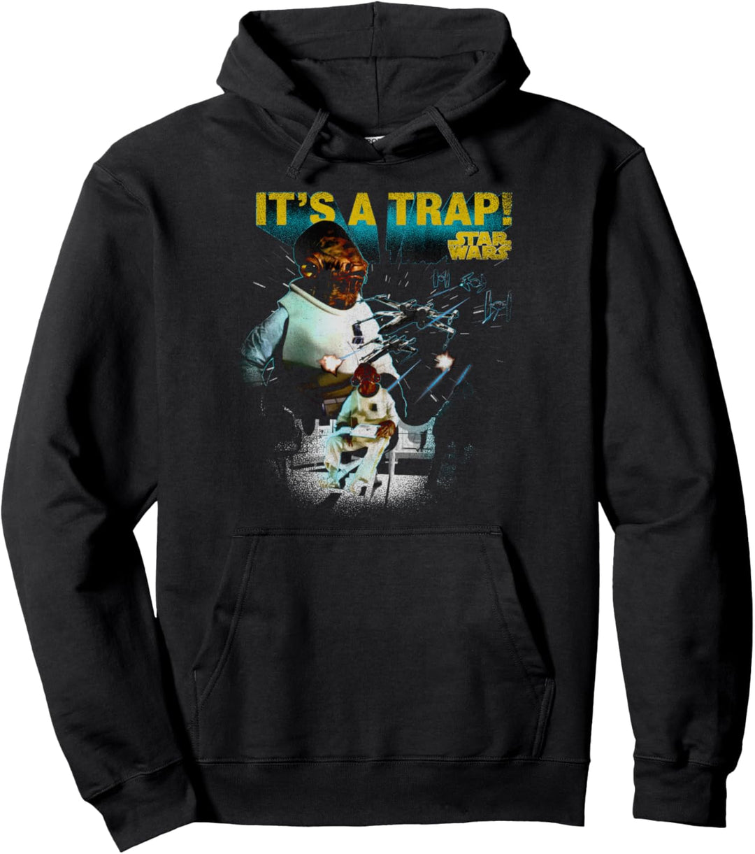 Star Wars Admiral Ackbar It's A Trap Pullover Hoodie