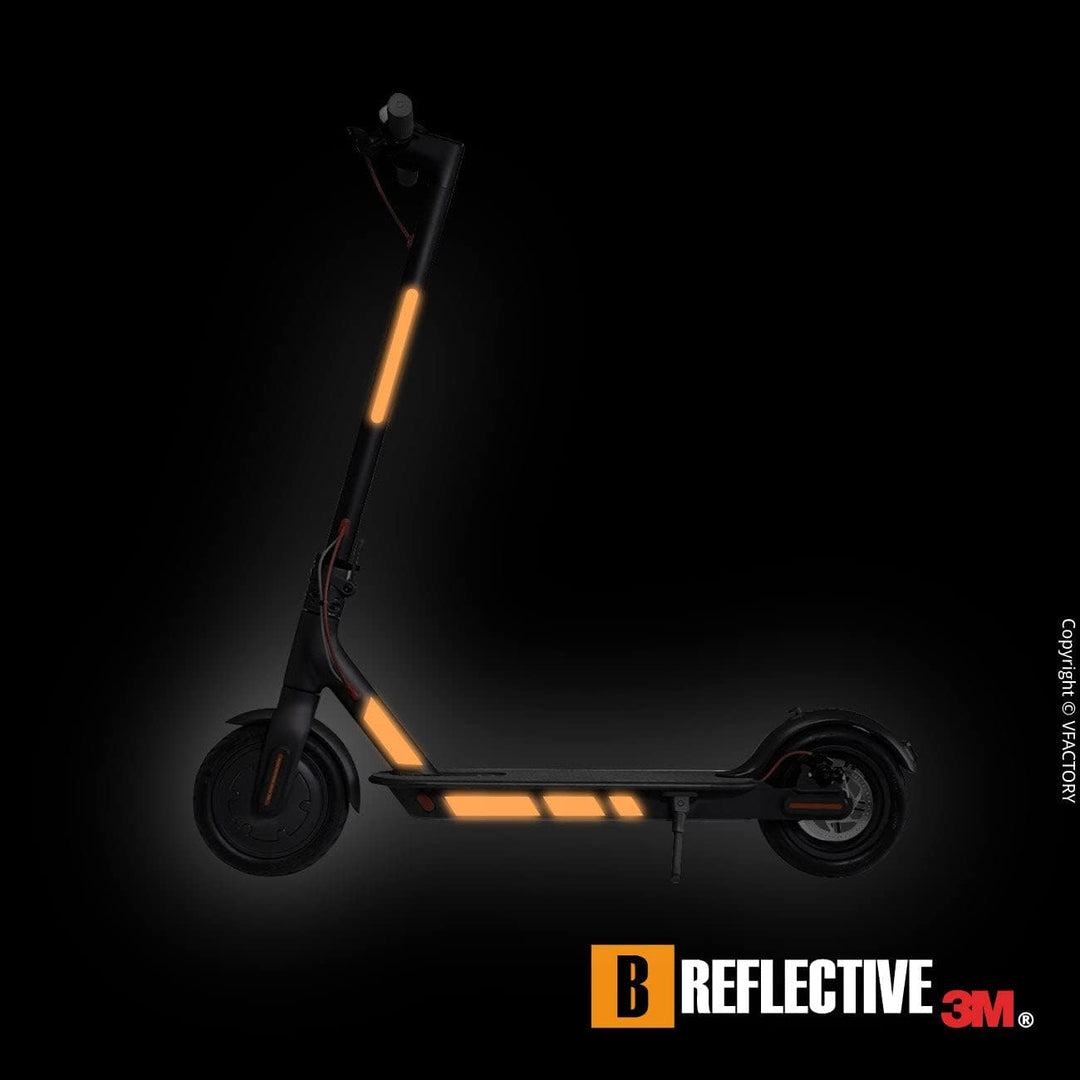 B REFLECTIVE 3M® Colors™, Ausgeschnittene reflektierende Aufkleber, Multi Support: Fahrrad, Roller,