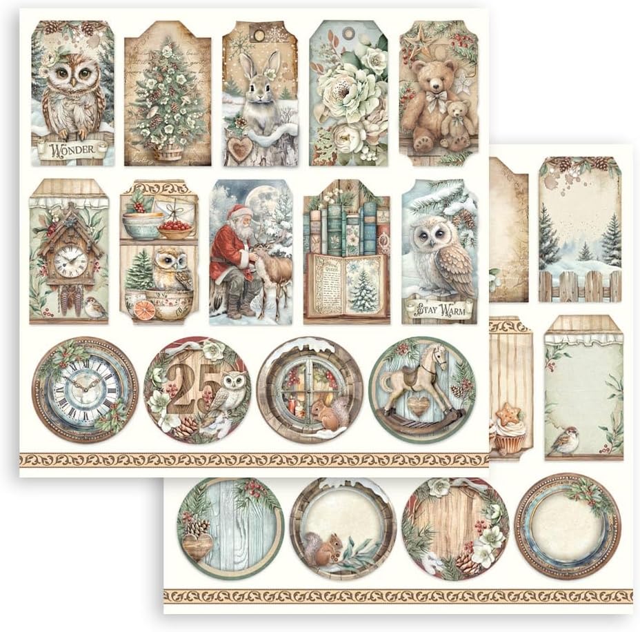 Stamperia - Scrapbook Paper Pad for Scrapbooking, Albums, Card Making, Bullet Journalling and More,