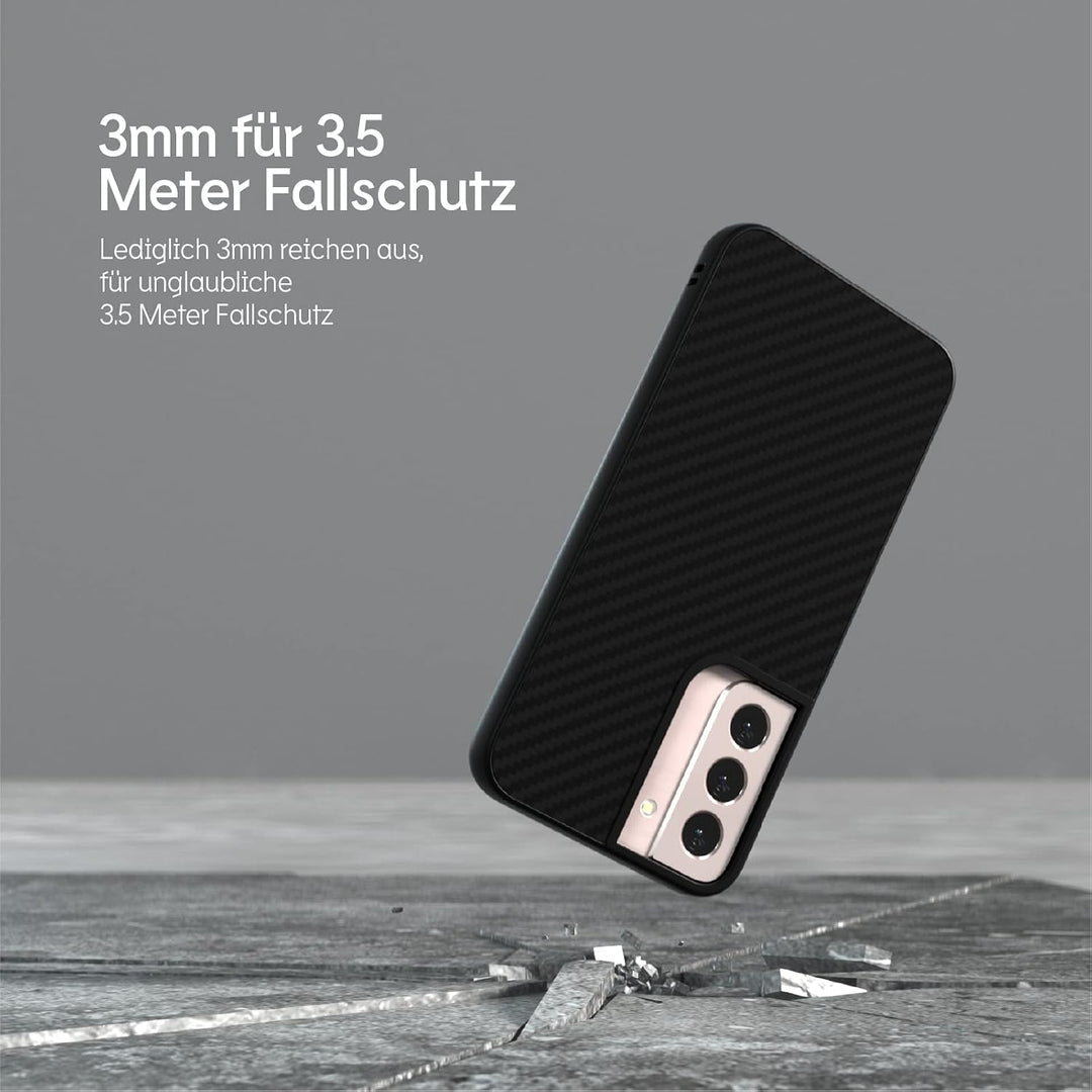 RhinoShield Case kompatibel mit [Samsung Galaxy S22] | SolidSuit - Stossdämpfende &amp; schlanke Schutzh