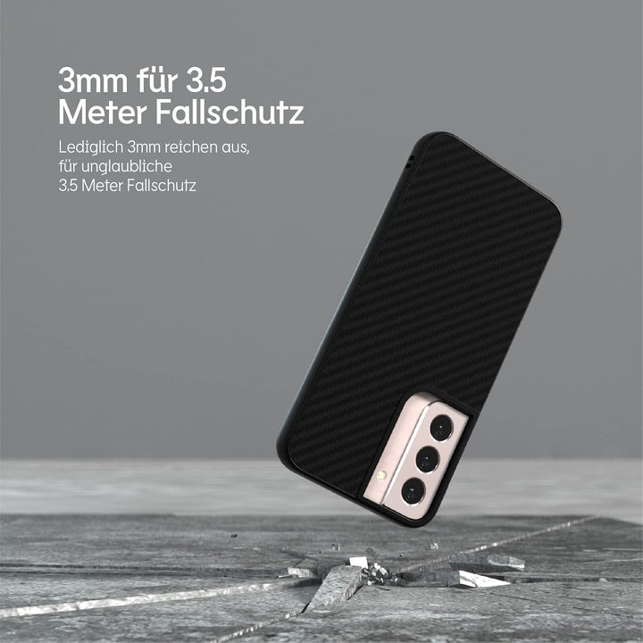 RhinoShield Case kompatibel mit [Samsung Galaxy S22] | SolidSuit - Stossdämpfende &amp; schlanke Schutzh
