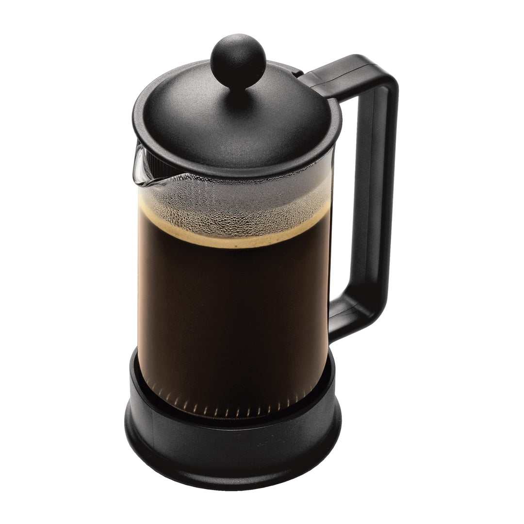 Bodum 1543-01 BRAZIL Kaffeebereiter (French Press System, Permanent Edelstahl-Filter, 0,35 liters) s