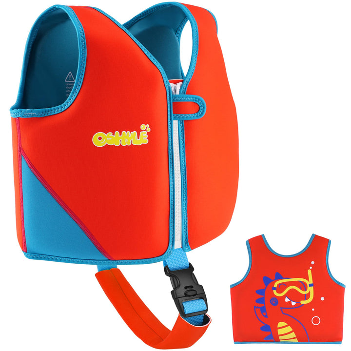 OSHYLE Kinder Schwimmweste - Jungen Mädchen Neopren Schwimmen Jacke Kleinkind Schwimmen Floating Neo