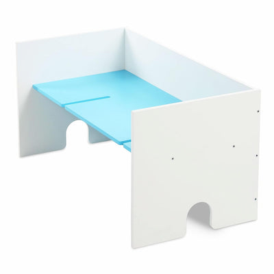 babycube Tisch/Bank, weiss lackiert, Weiss Lackiert