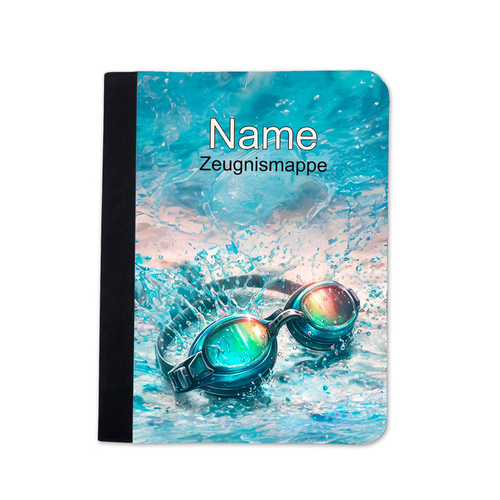 Zeugnismappe mit Name | Zeugnismappe personalisiert | mit Klarsichthüllen A4 + | Urkundenmappe | per