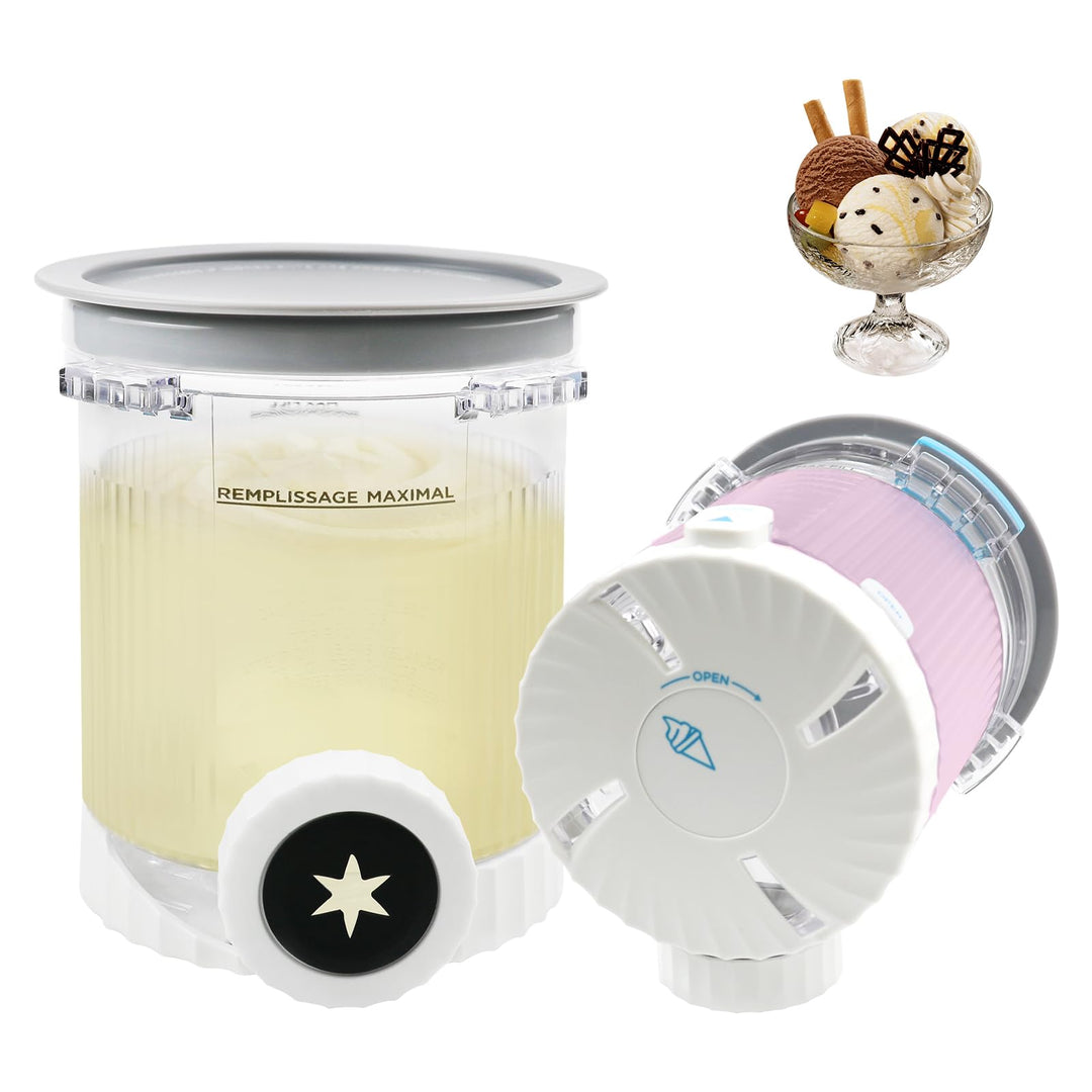 2 Stück Creami Behälter für Ninja Swirl, Tubs Zubehör für die Ninja Creami NC701 NC700 Serie, BPA-fr