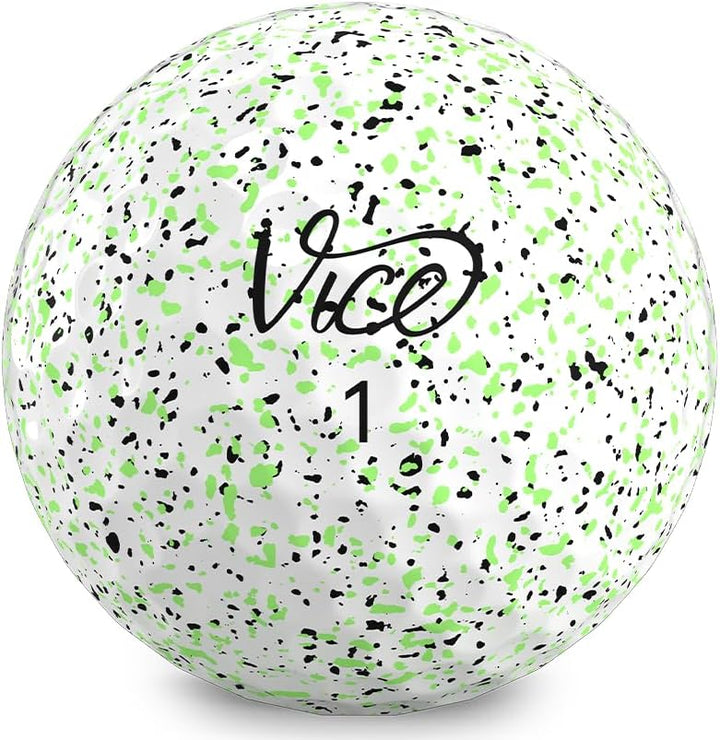 Vice Golf Pro 2020 | 12 Golf Bälle | Eigenschaften: 3-Piece Cast Urethan, maximale Kontrolle, hoher