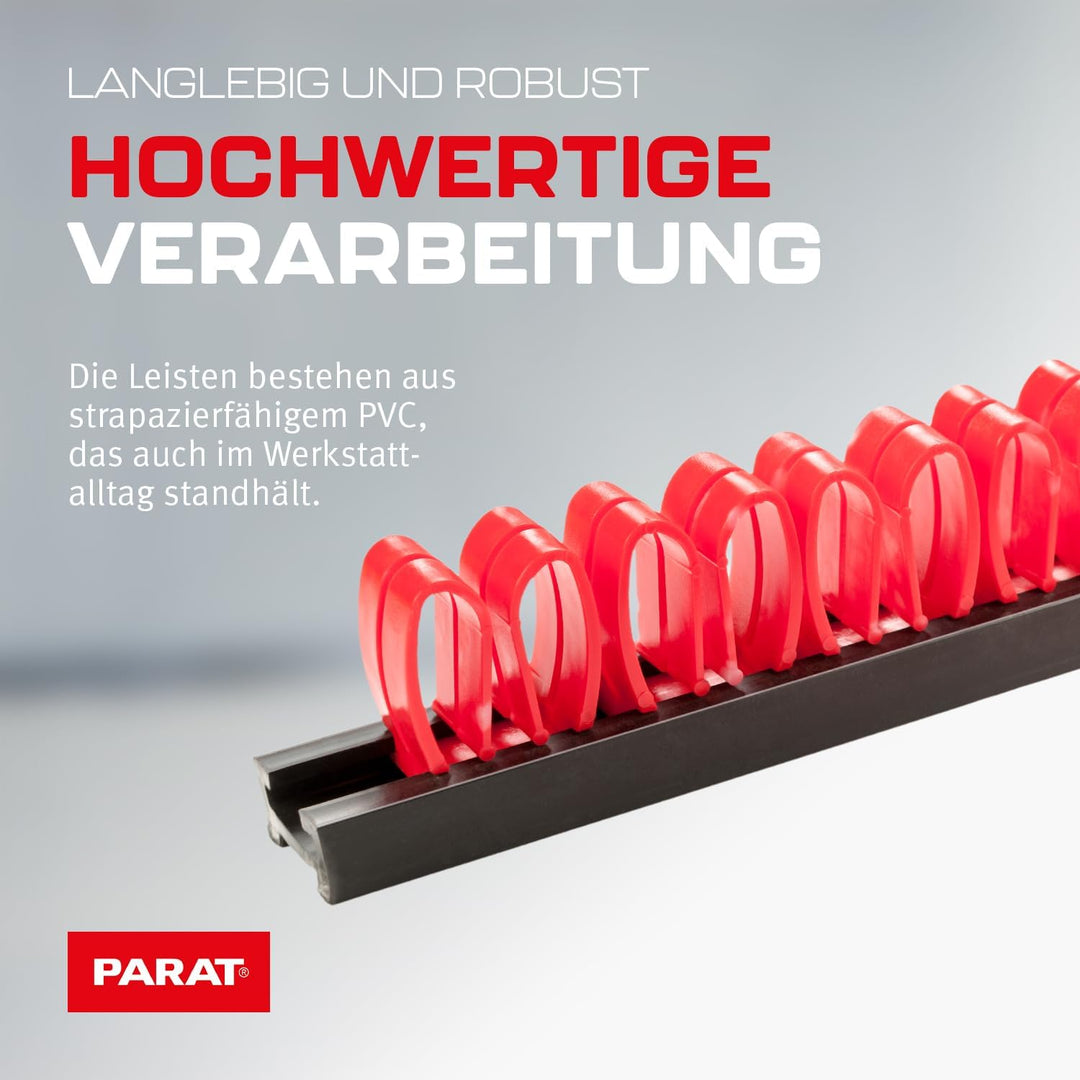 Parat Werkzeughalter Basic Clamp Holder kit (Klemmhalter mit flexiblen Doppelklammern, Material: PVC
