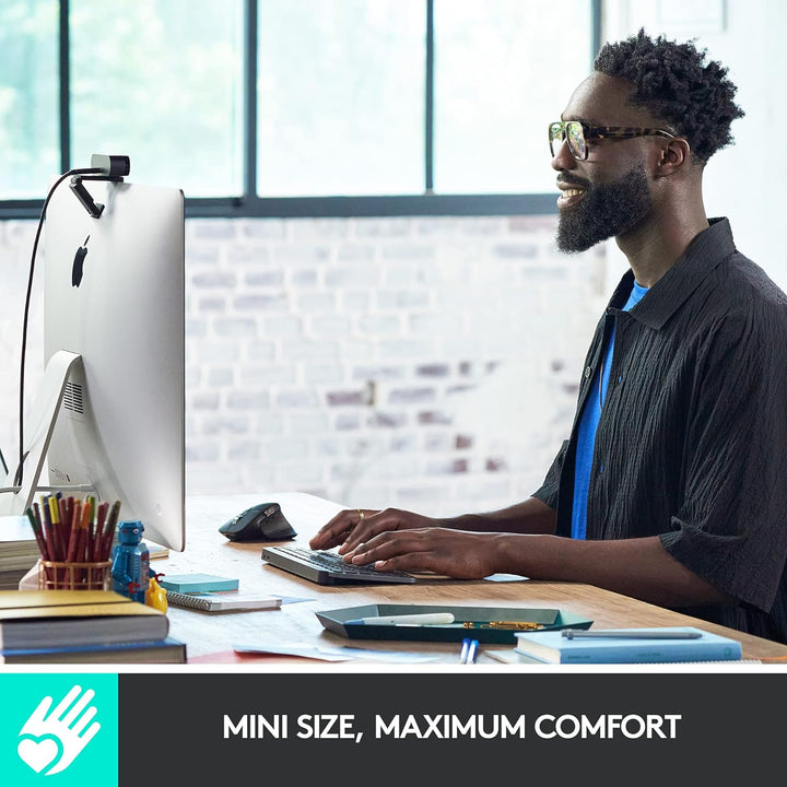 Logitech MX Keys Mini minimalistische kabellose beleuchtete Tastatur, kompakt, Bluetooth, Hintergrun