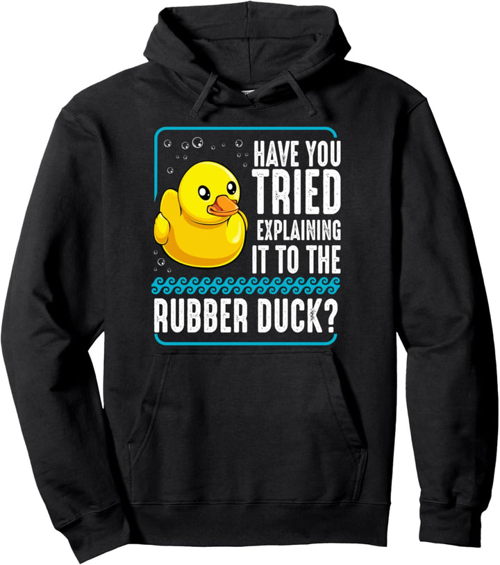 Plastik Quietsche Ente Debugging Web Coder Programmer Debug Pullover Hoodie