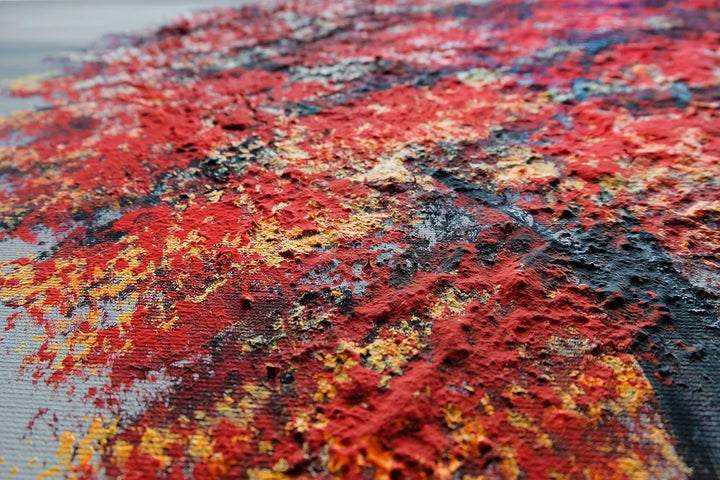 Monica Mirafiori I 100% HANDGEMALT I Gemälde Love 100x70cm | Gemälde Handgemalt | Acrylgemälde | Seh