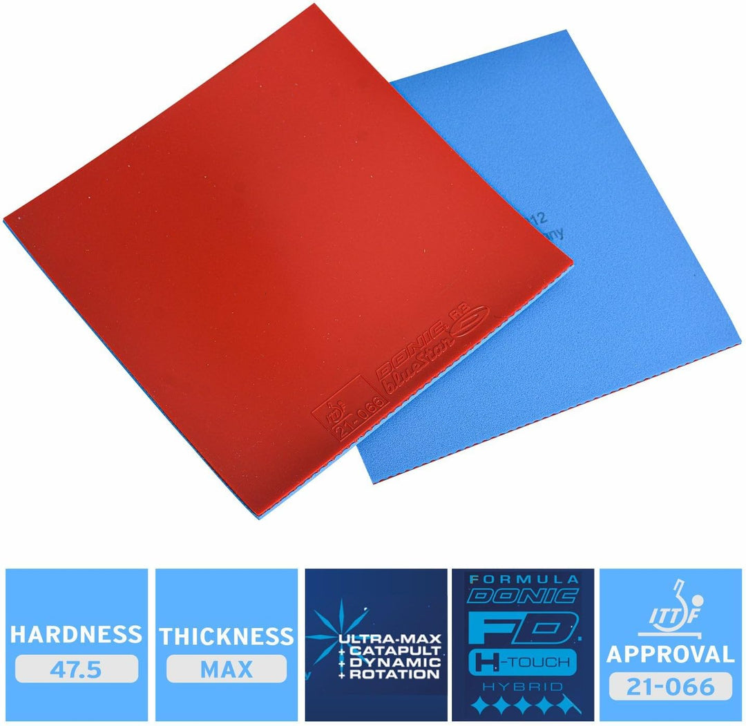 Donic Belag Bluestar A3 Max Rot, Max Rot