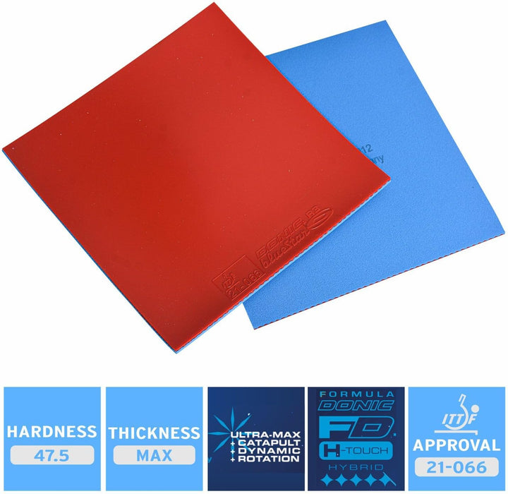 Donic Belag Bluestar A3 Max Rot, Max Rot