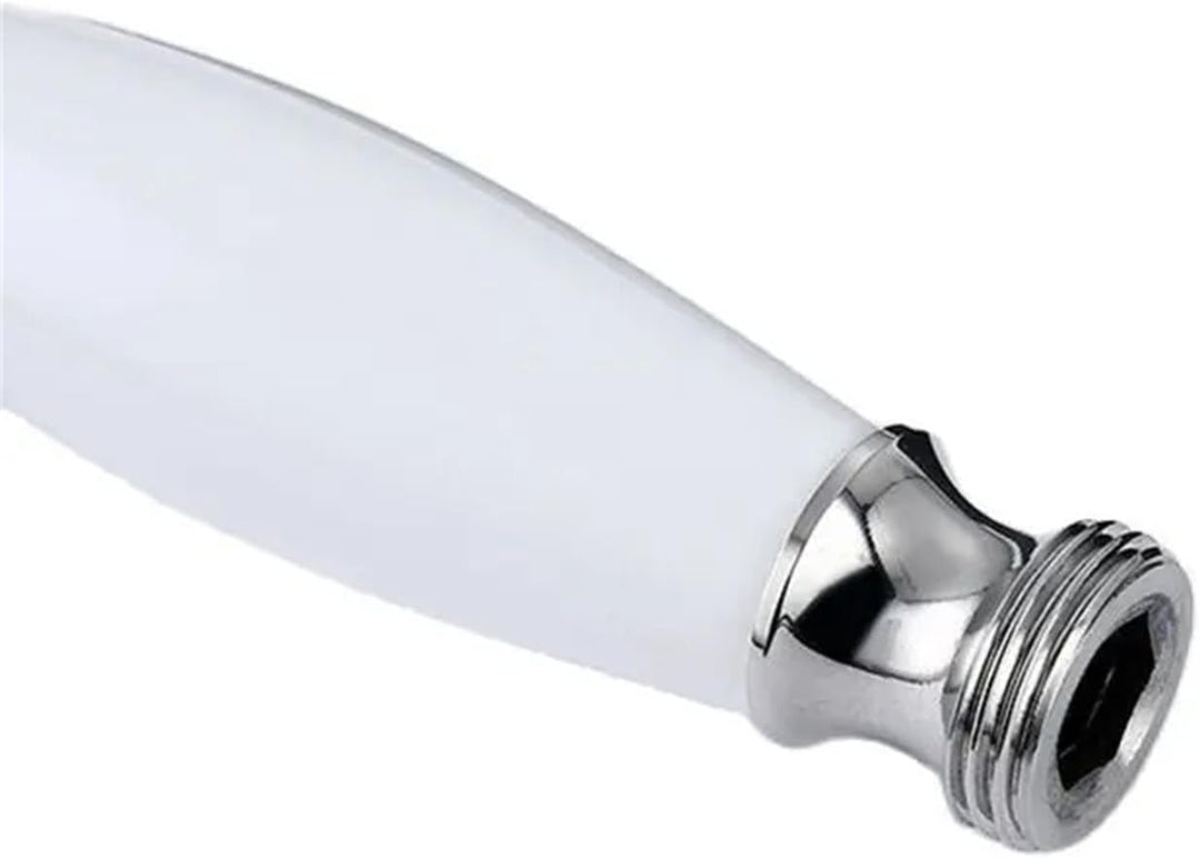 Retro Kupfer Handheld Shower Head Handbrause Brausekopf Duschkopf Silber, Silber