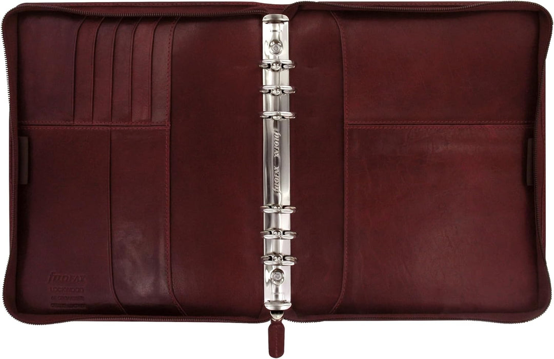 Agenda Lockwood Zip A5 Bordeaux