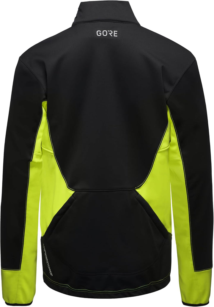 GORE WEAR Herren C5 Gws Thermo Trail Jacke Jacke S Black/Neon Yellow, S Black/Neon Yellow