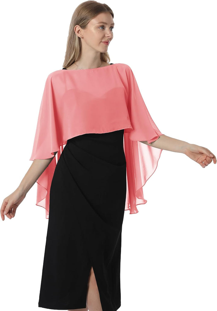 Hotshawl Damen Pashmina-Schal Einheitsgrösse Koralle, Einheitsgr&amp;
