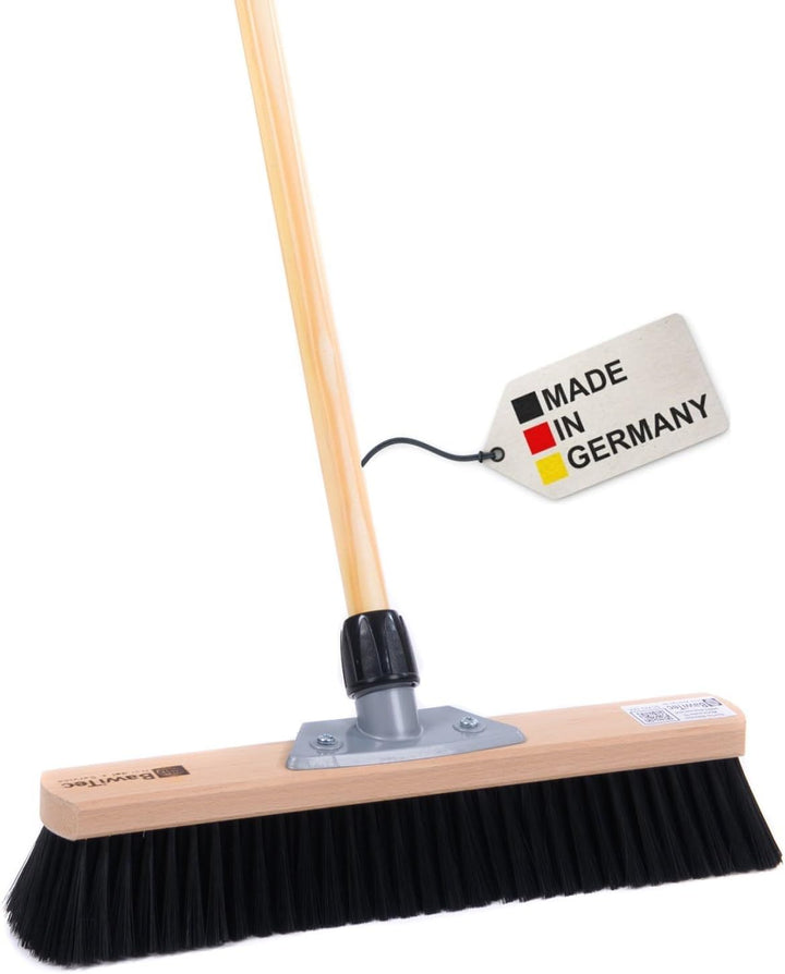 BawiTec XXL Zimmerbesen Breite 40cm inkl. Besenstiel Länge 120cm gelocht zum aufhängen weiche Kunsth