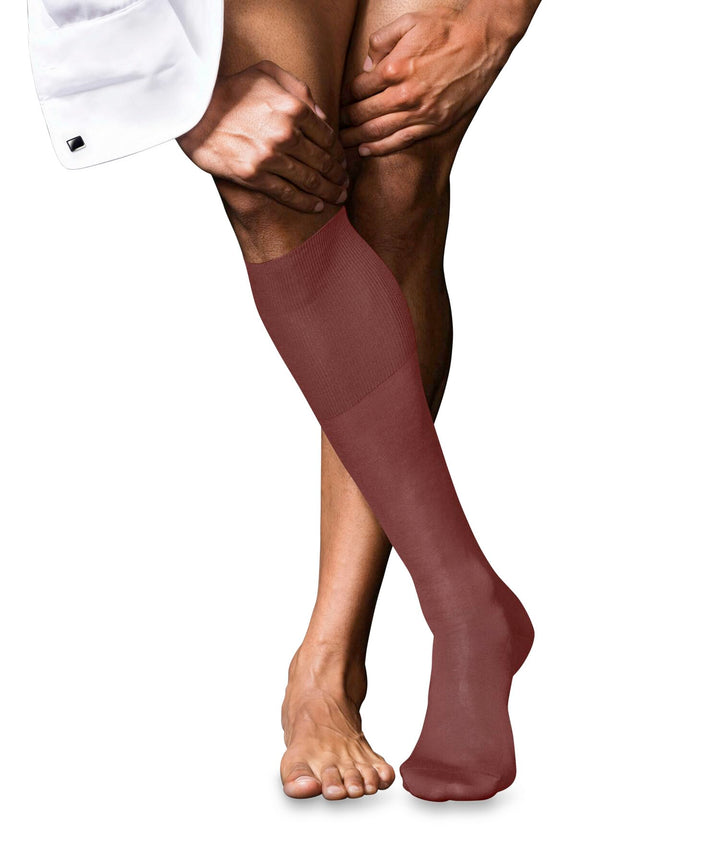 FALKE Kniestrümpfe No. 9 Baumwolle Herren schwarz blau viele weitere Farben verstärkte Kniesocken oh