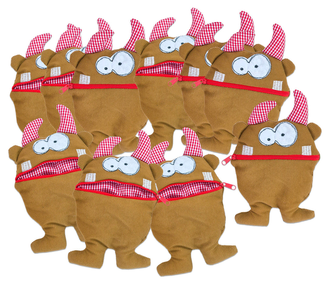 Betzold Kleines Monster Mimos - Sorgenmonster Set Tröster zum Befüllen 10 Stück, 10 Stück