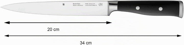 WMF Grand Class Fleischmesser 34 cm, Made in Germany, Messer geschmiedet, Performance Cut, Spezialkl