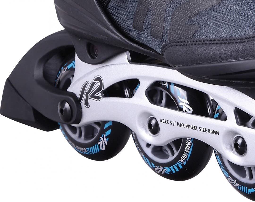 K2 Inline Skates Freedom W Für Damen Mit K2 Softboot, Black - Light Blue EU: 36.5 (UK: 4 / US: 6.5),