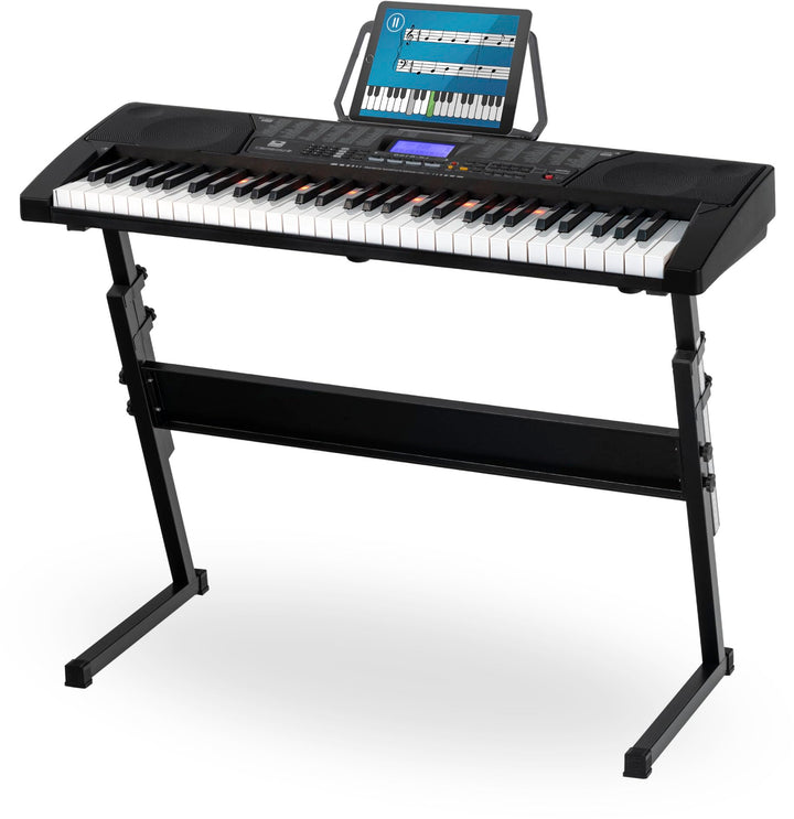McGrey LK-6150 61 Tasten Set - Elektronisches Keyboard mit 61 Tasten - Leuchttasten und Lautsprecher