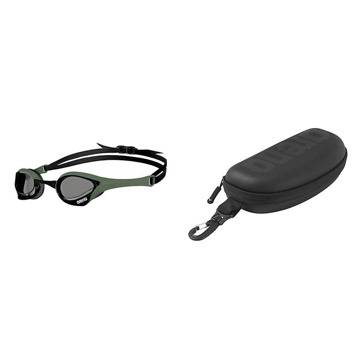 ARENA Herren Cobra Ultra Swipe Brillen (1er Pack) Smoke-Army-Black Einheitsgrösse Bundle mit Schwimm