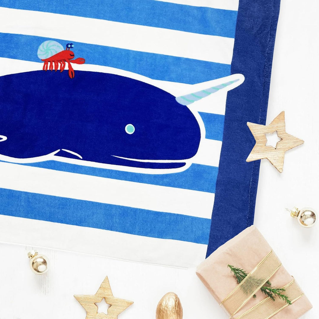 BANGSAUR Kinder-Badetuch mit Kapuze, 100% Baumwolle, 127x 76cm Wickel, Kinder, Kleinkinder, Mädchen,