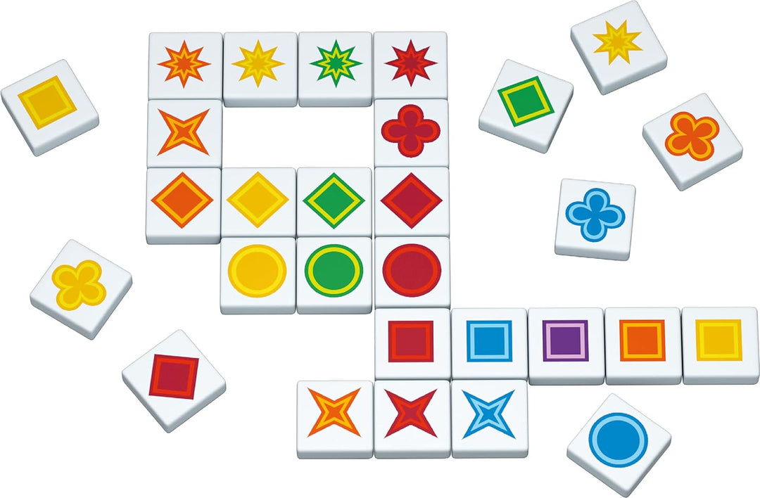 Schmidt Spiele 49396 Qwirkle Limited Edition, Spiel des Jahres 2011, Familienspiel, bunt
