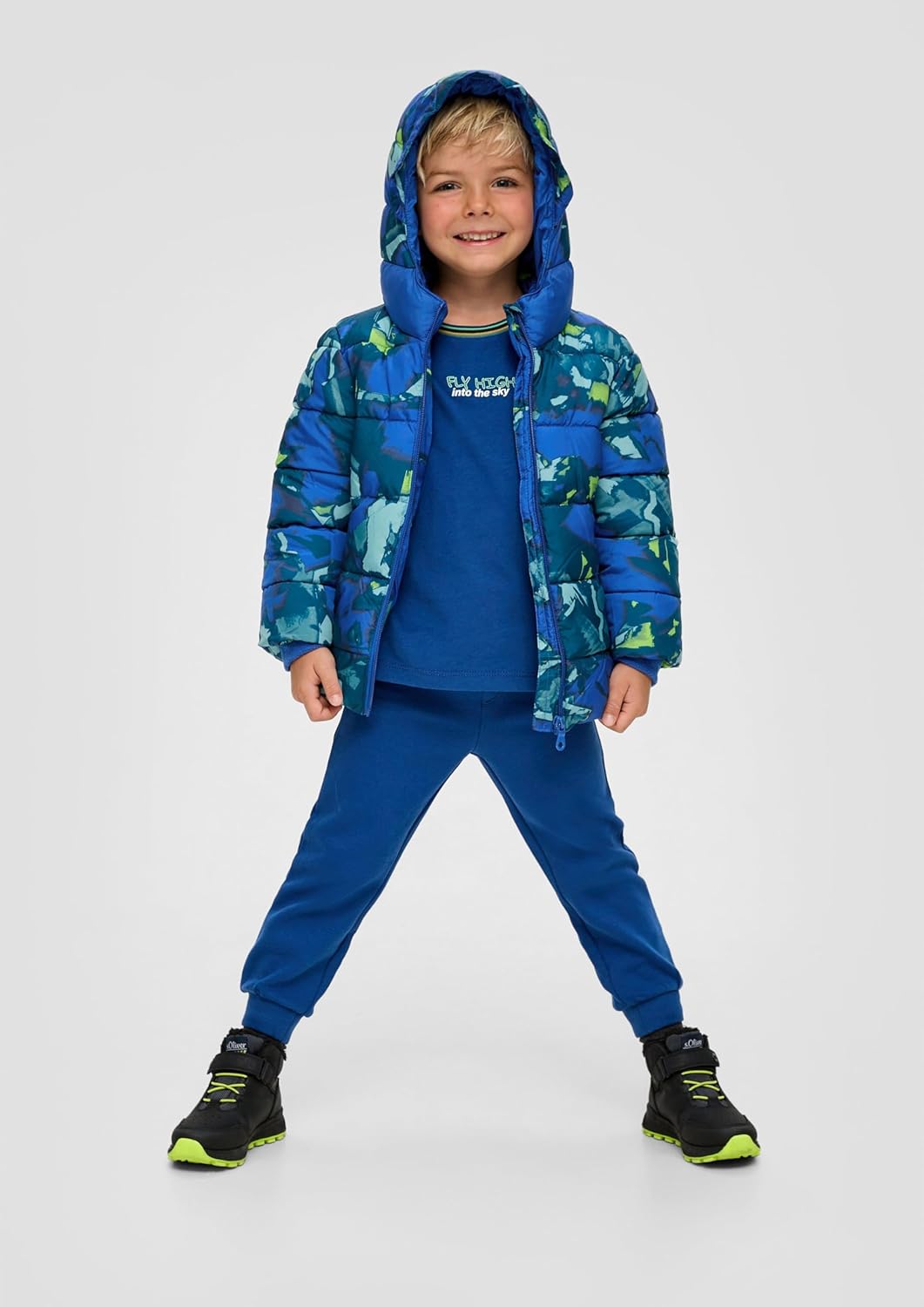 s.Oliver Steppjacke mit Kapuze, 98 Royalblau