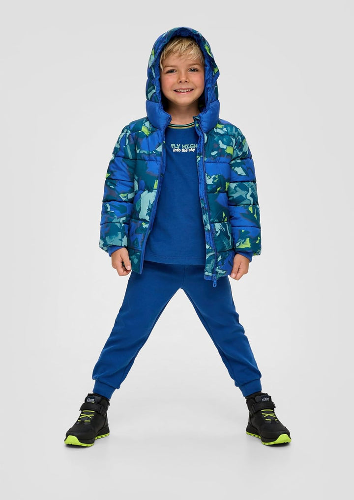 s.Oliver Steppjacke mit Kapuze, 98 Royalblau