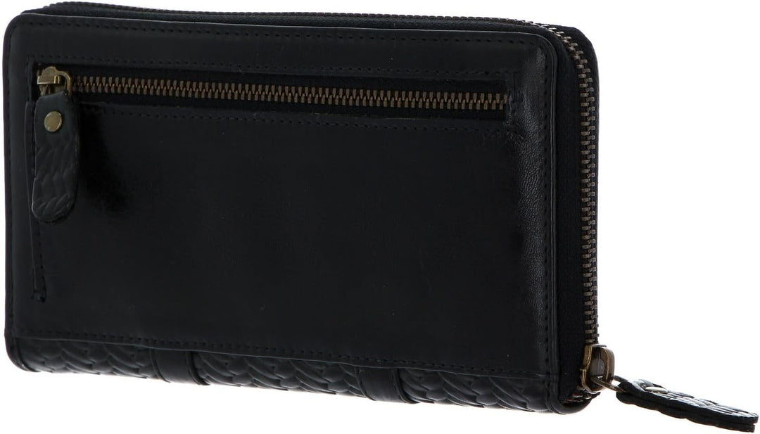 Chiemsee Geldbörse Echt Leder schwarz Damen - 020645 Black, Black