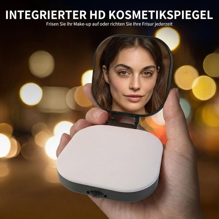 Ringlicht Handy, Magnetische Selfie Licht mit 2900K-7000K 3 Lichtmodi und Verstellbar Helligkeiten,