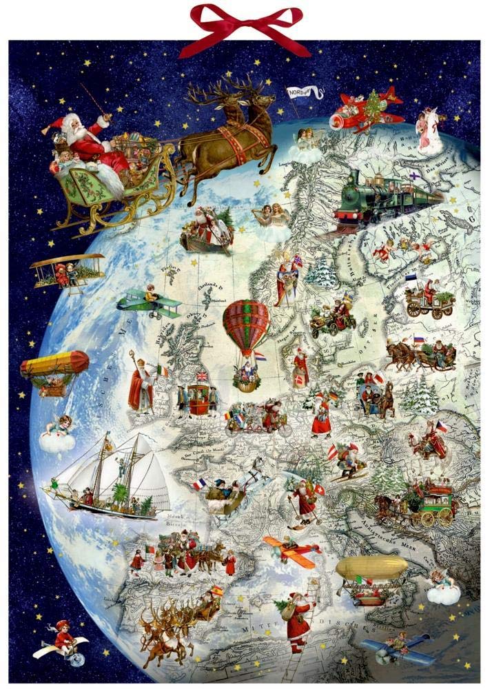 Wand-Adventskalender – Der Dienstplan des Weihnachtsmanns, Kalender