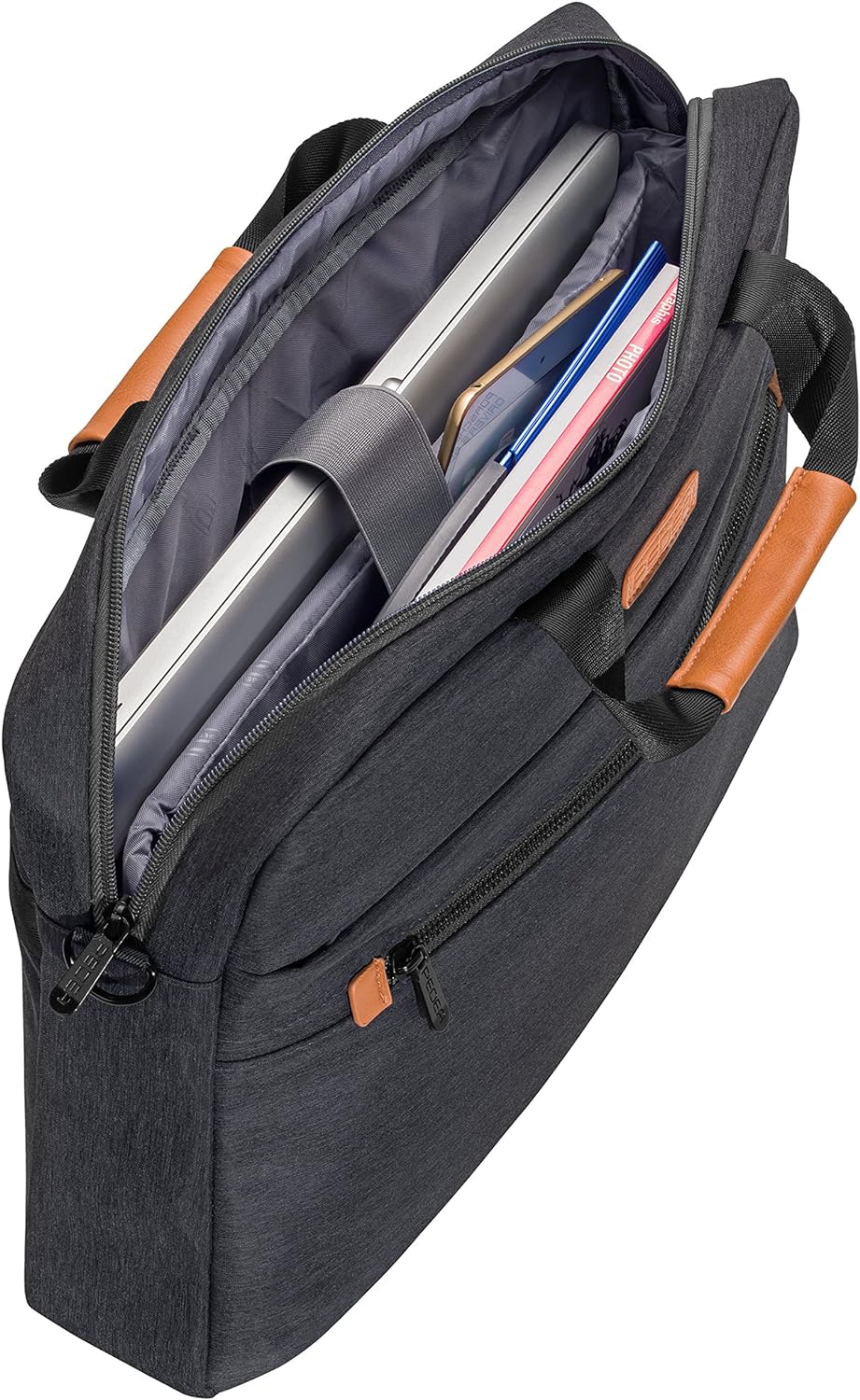 PEDEA Laptoptasche "Elegance Pro" Notebook-Tasche bis 17,3 Zoll (43,9 cm) Umhängetasche mit Schulter