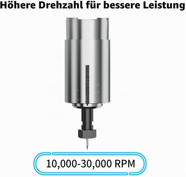 Twotrees 800W Profi Holzfräse, 30000 U/min, Kompakt CNC Fräse für TTC450 Pro Fräsmaschine, mit 1/4"-